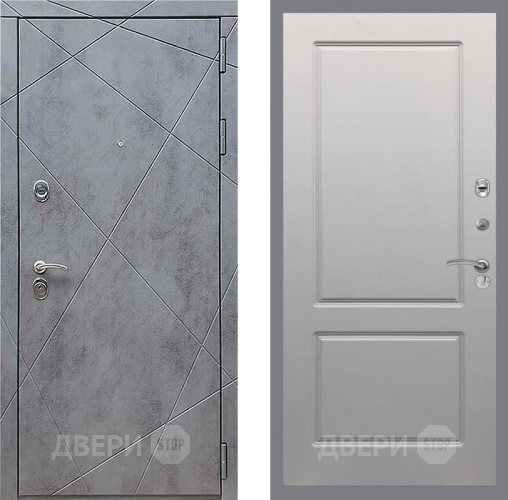 Входная металлическая Дверь Рекс (REX) 13 Бетон Темный FL-117 Грей софт в Красногорск