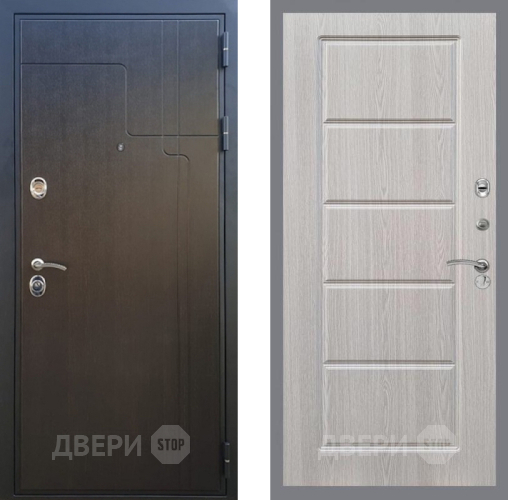 Входная металлическая Дверь Рекс (REX) Премиум-246 FL-39 Беленый дуб в Красногорск