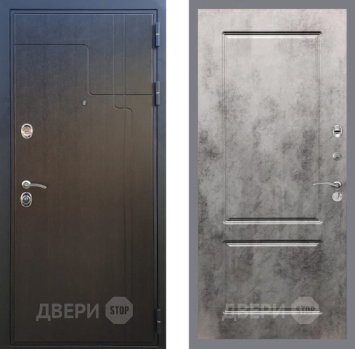 Входная металлическая Дверь Рекс (REX) Премиум-246 FL-117 Бетон темный в Красногорск