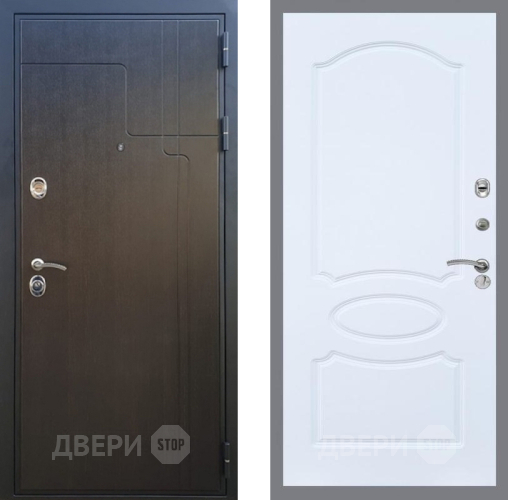 Входная металлическая Дверь Рекс (REX) Премиум-246 FL-128 Силк Сноу в Красногорск