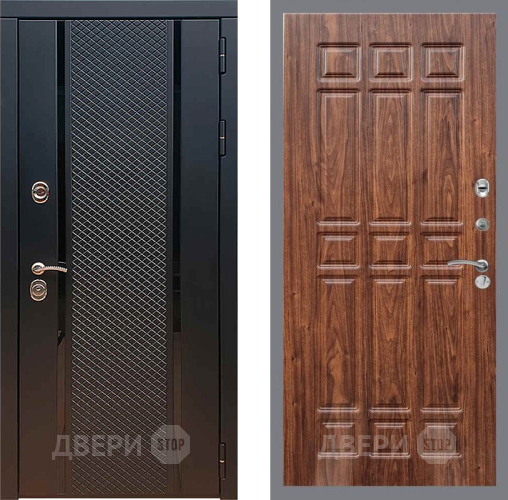 Дверь Рекс (REX) 25 FL-33 орех тисненый в Красногорск