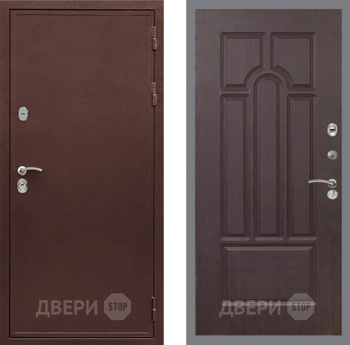 Входная металлическая Дверь Рекс (REX) 5 металл 3 мм FL-58 Венге в Красногорск