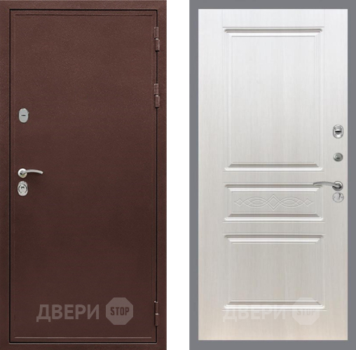 Входная металлическая Дверь Рекс (REX) 5 металл 3 мм FL-243 Лиственница беж в Красногорск