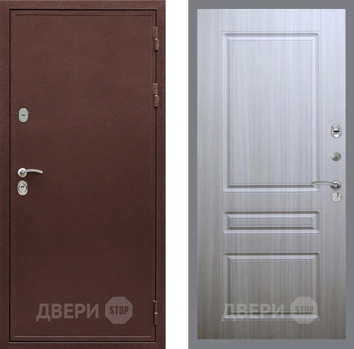 Входная металлическая Дверь Рекс (REX) 5 металл 3 мм FL-243 Сандал белый в Красногорск