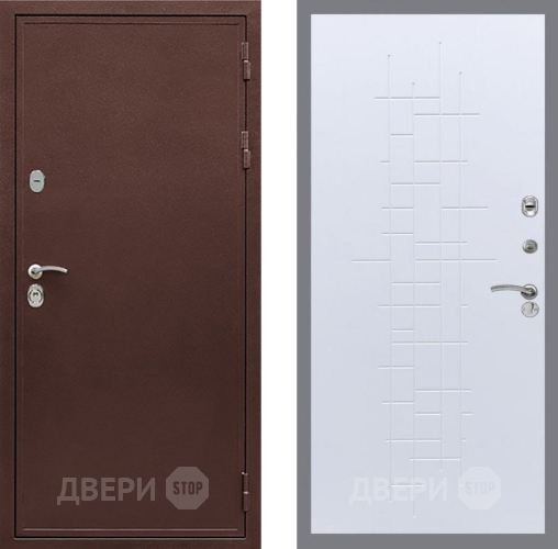 Входная металлическая Дверь Рекс (REX) 5 металл 3 мм FL-289 Белый ясень в Красногорск